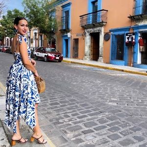 *Last Day* Alexis X Target Blue White Floral Dress